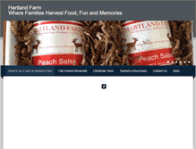 Tablet Screenshot of hartlandfarmandorchard.com